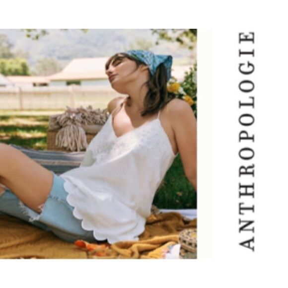 Anthropologie Let Me Be Lace Peplum Tank Size 6 - Picture 4 of 7